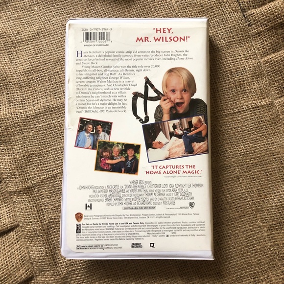 ‘Richie Rich’ and ‘Dennis the Menace’ VHS Tapes - Set of 2️⃣ - Picture 3 of 5